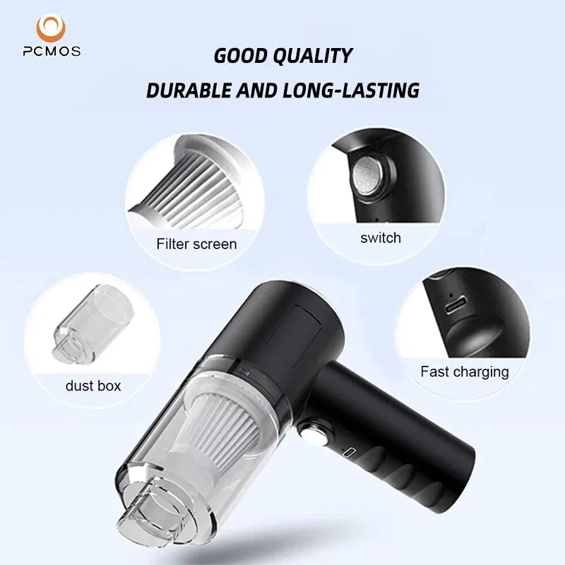 TurboVac™ – Mini aspirateur sans fil pour voiture